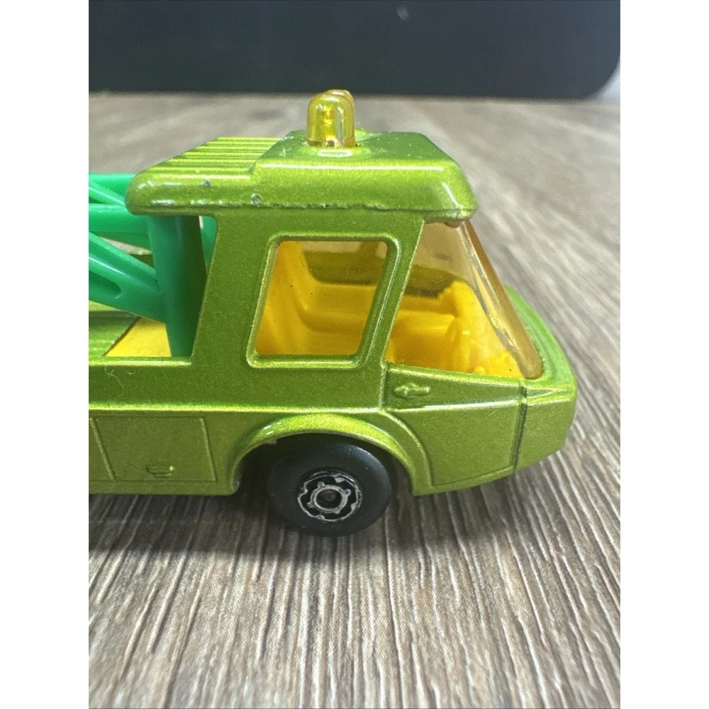 Vintage Matchbox 1976 Superfast #74 Toe Joe Wrecker Tow Truck 1:64 Diecast NICE